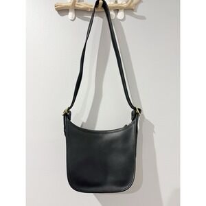 Coach Janice Legacy 9950 Crossbody Bag Vintage Black Leather MINT COND V